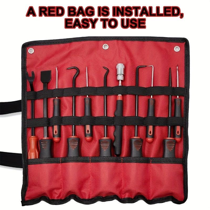 11pcs Precision Pick & Hook Set + Scraper - Auto Electronics