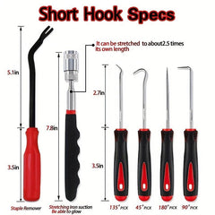 11pcs Precision Pick & Hook Set + Scraper - Auto Electronics