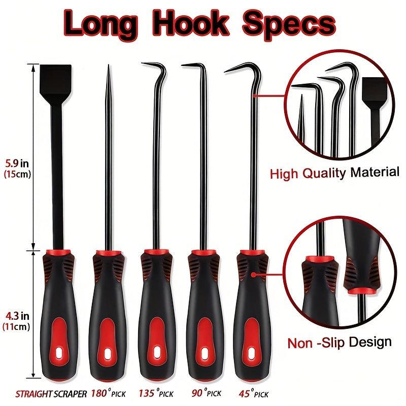 11pcs Precision Pick & Hook Set + Scraper - Auto Electronics
