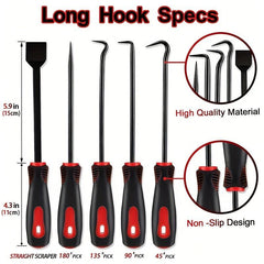 11pcs Precision Pick & Hook Set + Scraper - Auto Electronics