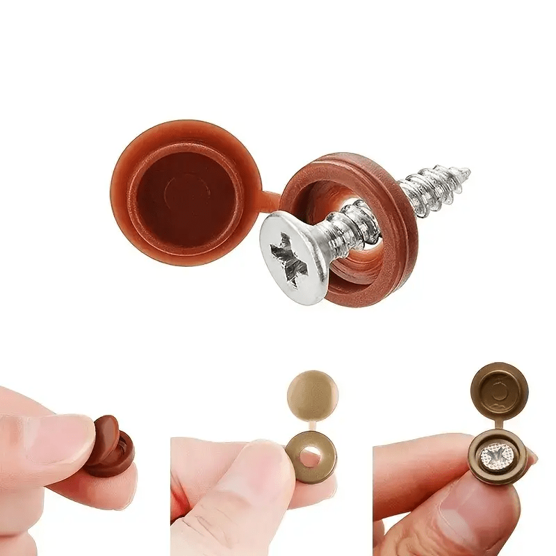 100pcs Self Tapping Screw Cross Special Lid Decorative Hole Plug