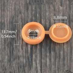100pcs Self Tapping Screw Cross Special Lid Decorative Hole Plug