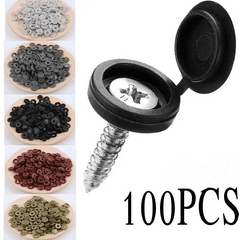 100pcs Self Tapping Screw Cross Special Lid Decorative Hole Plug