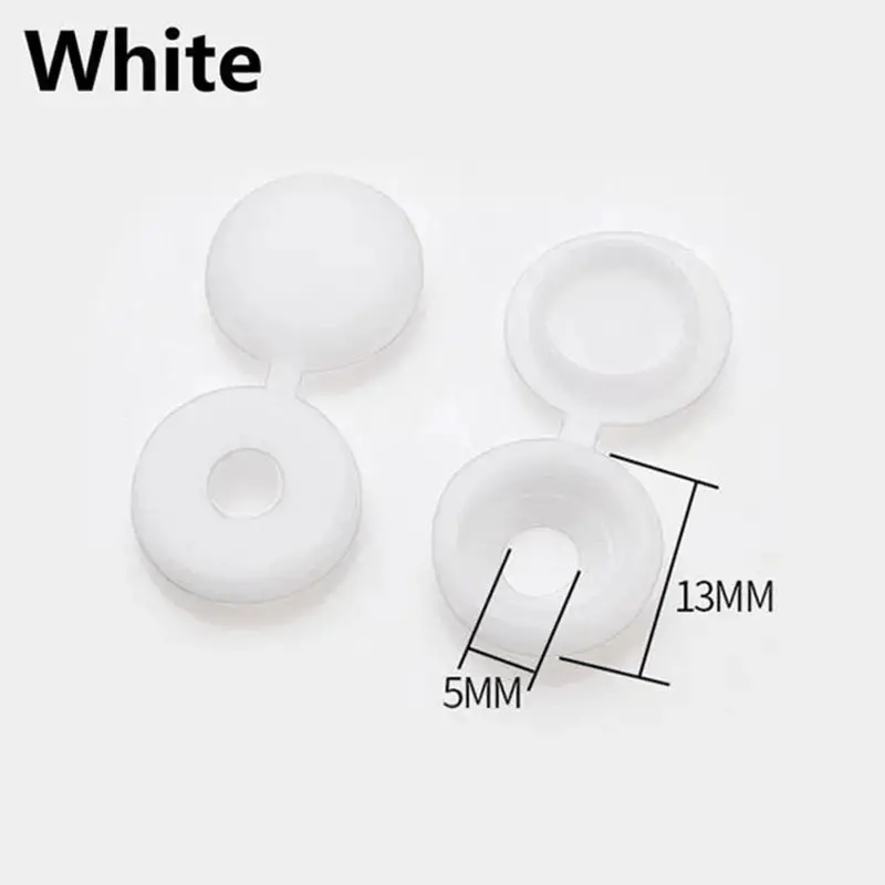 100pcs Self Tapping Screw Cross Special Lid Decorative Hole Plug