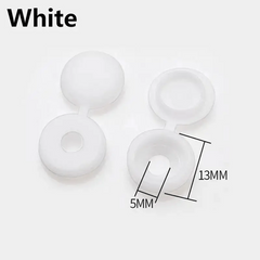 100pcs Self Tapping Screw Cross Special Lid Decorative Hole Plug