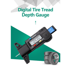 Digital Tire Tread Depth Gauge Tire Car Truck Bike Motor Check Tester