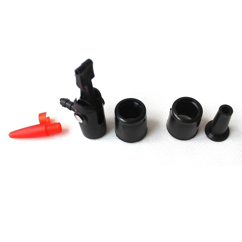 Fuel Transfer Pump Kit Hand Gasoline Liquid Air Pump Red Emergency Car Tool