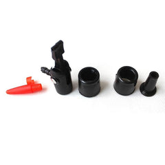 Fuel Transfer Pump Kit Hand Gasoline Liquid Air Pump Red Emergency Car Tool