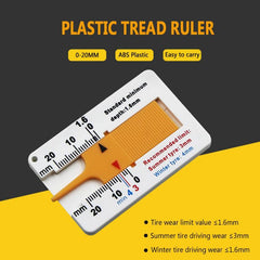Pro Wheel Tire Depth Gauge - Accurate 20mm Measurement