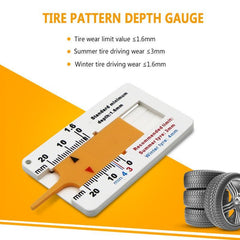 Pro Wheel Tire Depth Gauge - Accurate 20mm Measurement