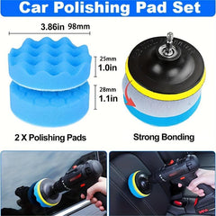 Power Scrubber Brush Set with Various Size Pads & Sponge