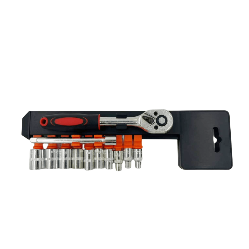 12pcs Ratchet Wrench 1/4 Inch Socket Set Combo Tools Kit