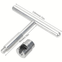Car Dent Puller Kit T Bar Tool w/ Pulling Tabs for Auto Body Hail Damage Repair