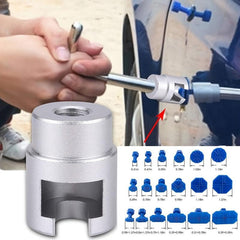 Car Dent Puller Kit T Bar Tool w/ Pulling Tabs for Auto Body Hail Damage Repair