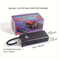 Wireless Car Air Pump 120W Tire Inflator Digital Display Compressor
