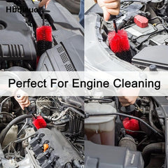 RUITUSI Motorcycle Detailing Brush Long Car Cleaning Brush Kit For Bumpers