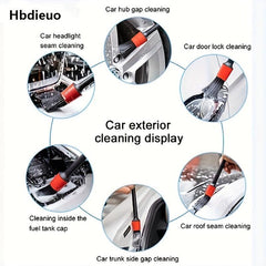 RUITUSI Motorcycle Detailing Brush Long Car Cleaning Brush Kit For Bumpers