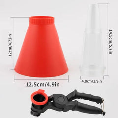 Universal Car Engine Filling Funnel Set PVC Plastic Pour Tool