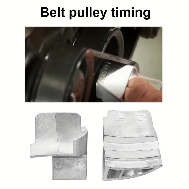 2pcs Zinc Alloy Ribbed Drive Belts Remover Installer Set
