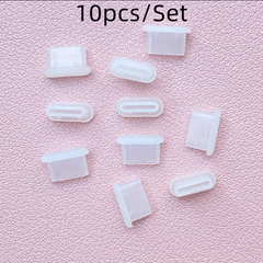 10pcs USB C Caps Soft Silicone Dust Protectors Waterproof Plugs