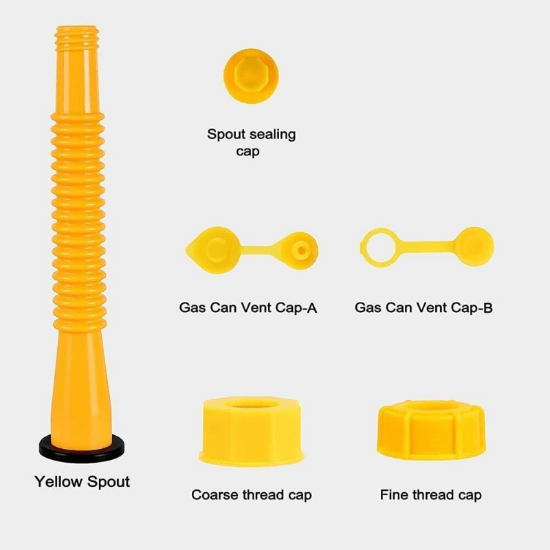 Gas Can Spout Nozzle Vent Kit for Car Fuel System Upgrade