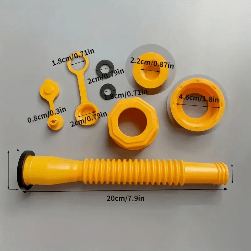 Gas Can Spout Nozzle Vent Kit for Car Fuel System Upgrade