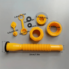 Gas Can Spout Nozzle Vent Kit for Car Fuel System Upgrade