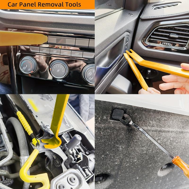 5Pcs Car Interior Removal Tool Kit Pry Fasteners Tools for Door Cleats Dashboard