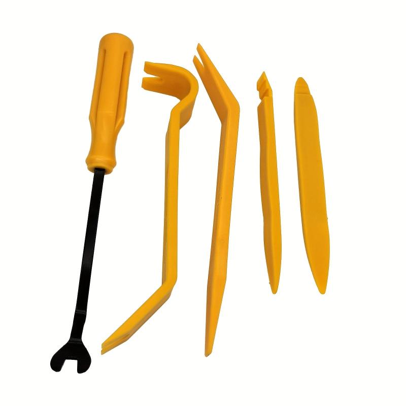 5Pcs Car Interior Removal Tool Kit Pry Fasteners Tools for Door Cleats Dashboard