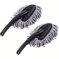 2pcs Car Dust Cleaner & Soft Brush Set