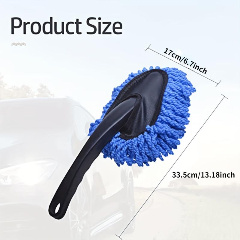 2pcs Car Dust Cleaner & Soft Brush Set