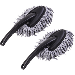 2pcs Car Dust Cleaner & Soft Brush Set