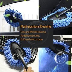 2pcs Car Dust Cleaner & Soft Brush Set
