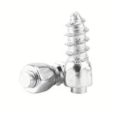 50PCS 12mm Carbide Tire Studs Snow Spikes Anti Slip For Car Snowmobile
