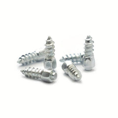 50PCS 12mm Carbide Tire Studs Snow Spikes Anti Slip For Car Snowmobile