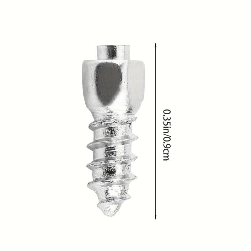 50PCS 12mm Carbide Tire Studs Snow Spikes Anti Slip For Car Snowmobile