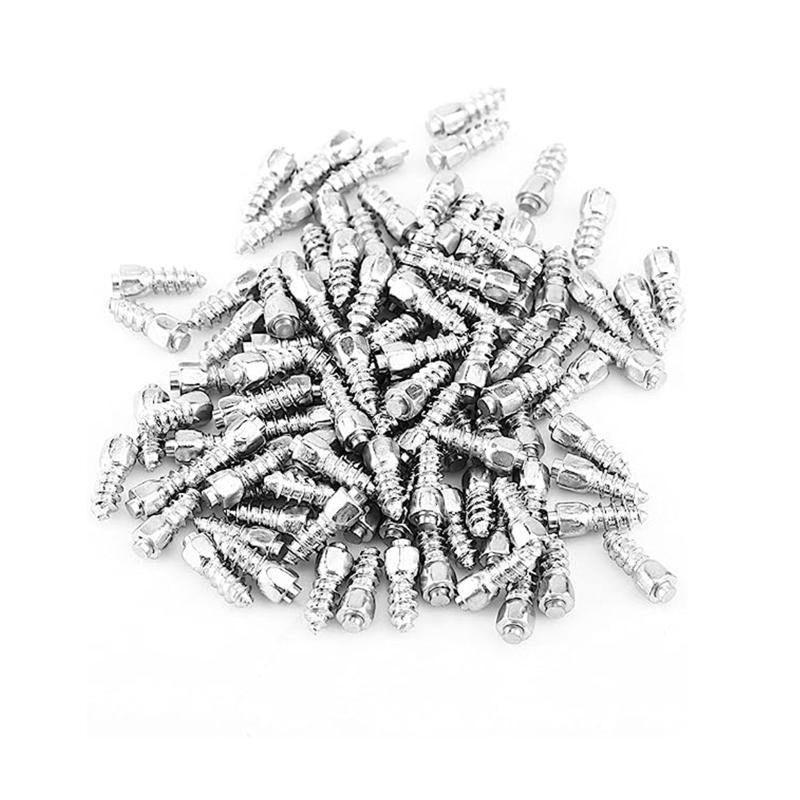 50PCS 12mm Carbide Tire Studs Snow Spikes Anti Slip For Car Snowmobile