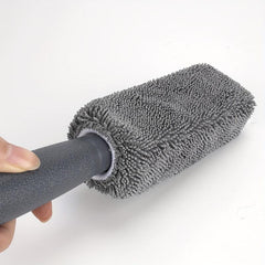 Motorcycle Tire Brush Hub Cleaning Brush Braid Cloth Cleaning Brush