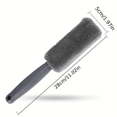 Motorcycle Tire Brush Hub Cleaning Brush Braid Cloth Cleaning Brush