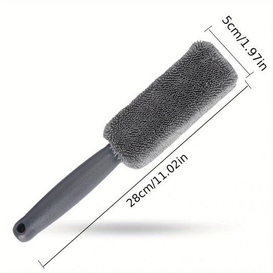 Motorcycle Tire Brush Hub Cleaning Brush Braid Cloth Cleaning Brush