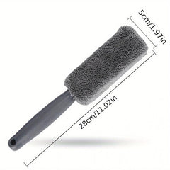 Motorcycle Tire Brush Hub Cleaning Brush Braid Cloth Cleaning Brush