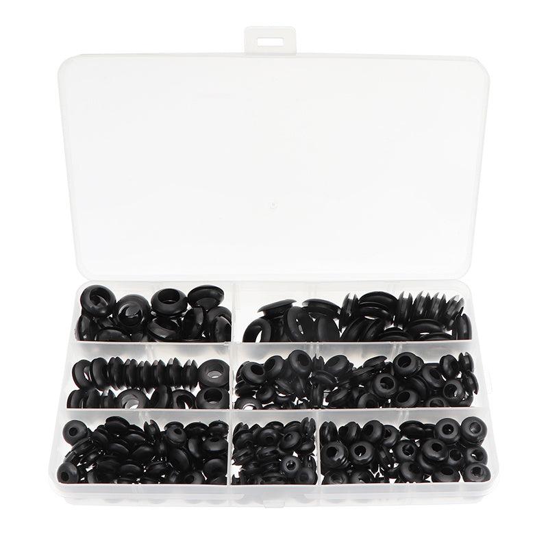 260pcs Rubber Grommet Assortment Set for Cable Gasket and Wire Protection