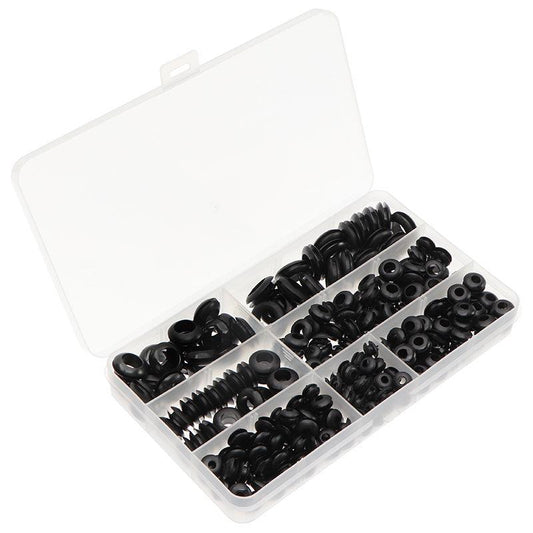 260pcs Rubber Grommet Assortment Set for Cable Gasket and Wire Protection
