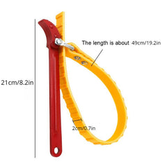 Adjustable Strap Opener Chain Filter Belt Wrench
