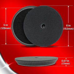 3pcs 12 7 Cm Polishing Pads Hook And Loop Buffing Pads Foam Polish Pad