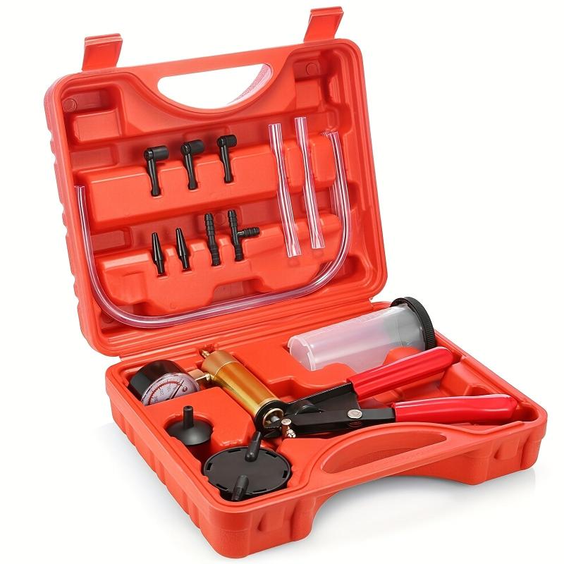 Brake Bleeder Kit Vacuum Pressure Pump Tester Set for Automotive