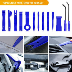13Pcs Auto Door Clip Panel Trim Removal Tool Kits Car Audio Repair Tool