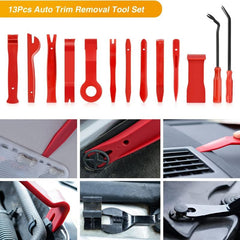 13Pcs Auto Door Clip Panel Trim Removal Tool Kits Car Audio Repair Tool