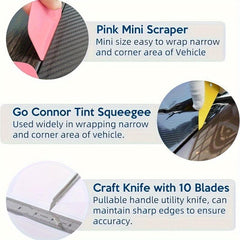 17Pcs Car Window Tint Tools Kit for Auto Film Installation W120037