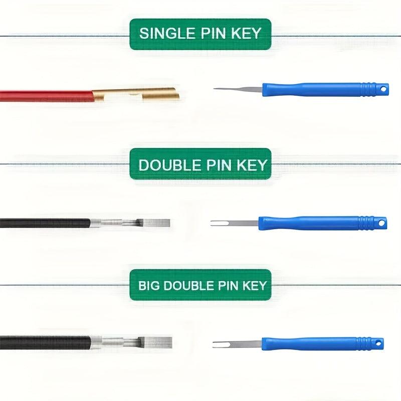Blue Automotive Wire Harness Plug Terminal Removal Tool